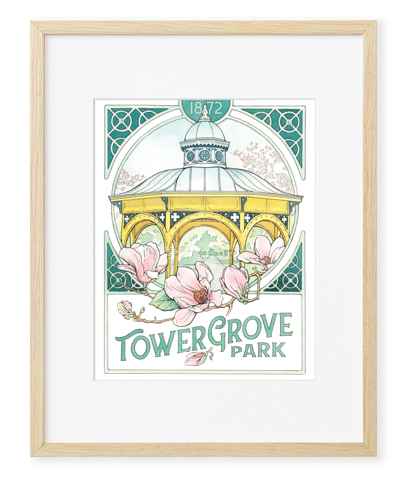 Tower Grove Park Print