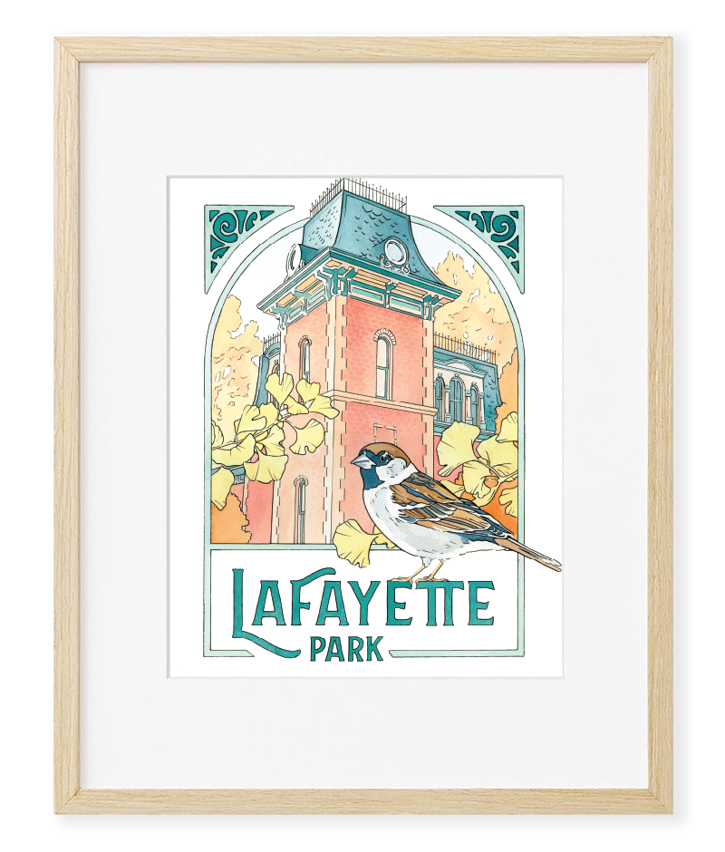 Lafayette Park Print