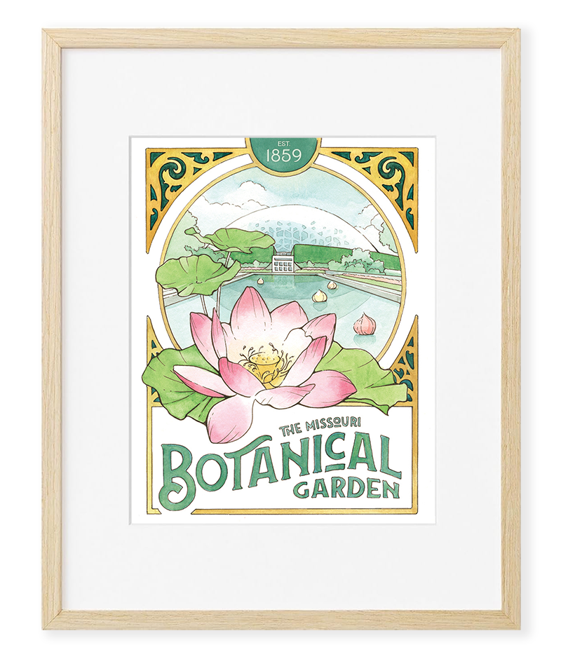 Missouri Botanical Garden Print