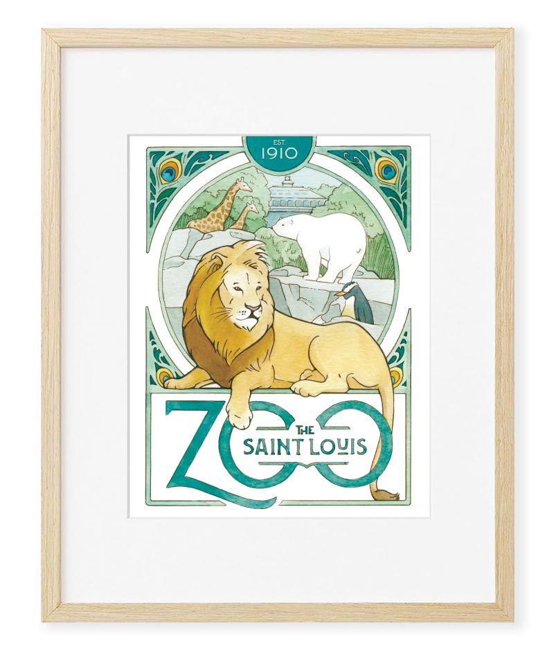 St. Louis Zoo Print